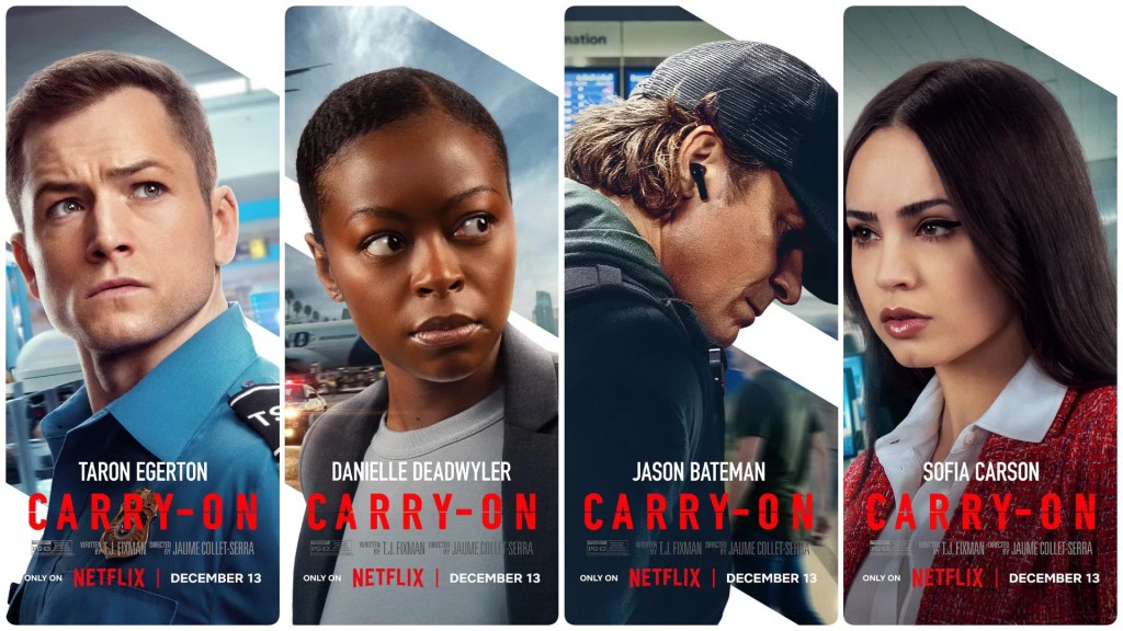 ‘Carry-on’: A Christmas holiday action thriller that had me on the edge of my seat, gripping my popcorn in suspense. Bravo,&nbsp;Netflix!🎄💥